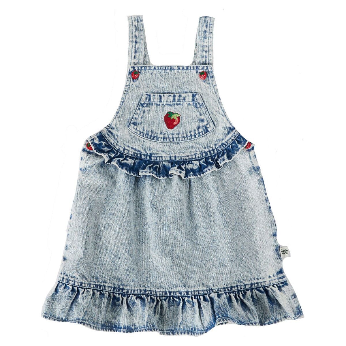 Denim pinafore dress sale best sale