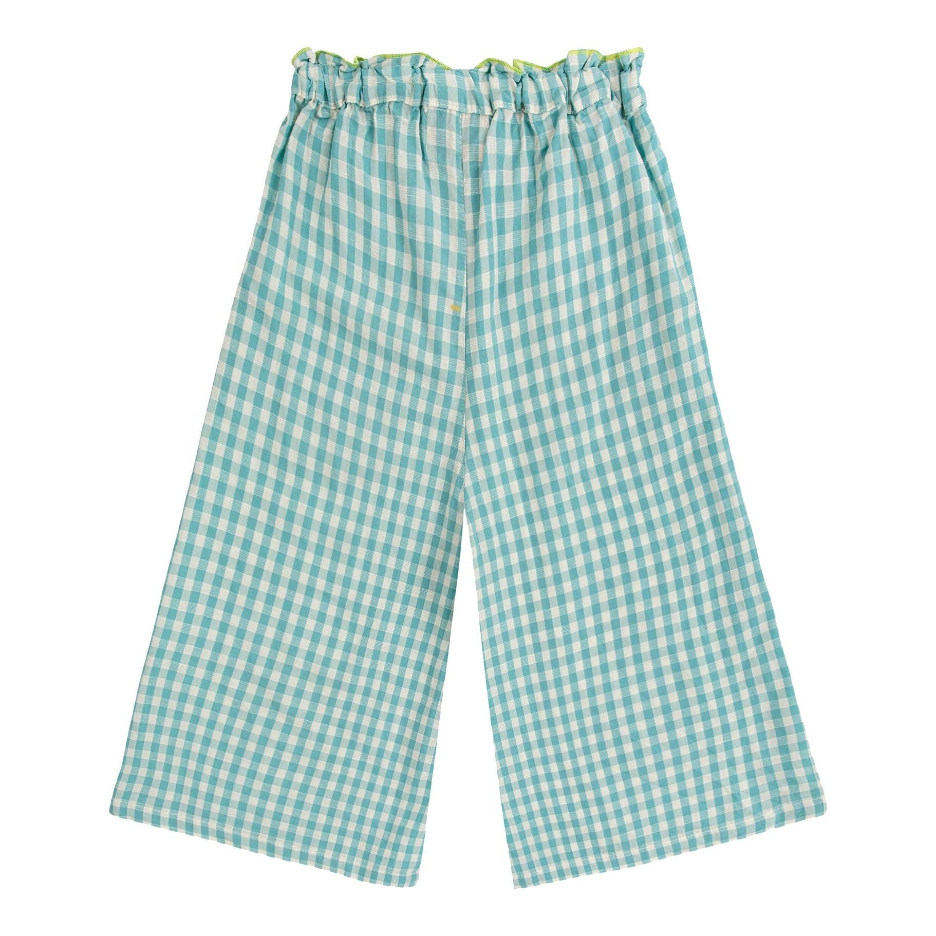 Vichy Woven Culotte Pants