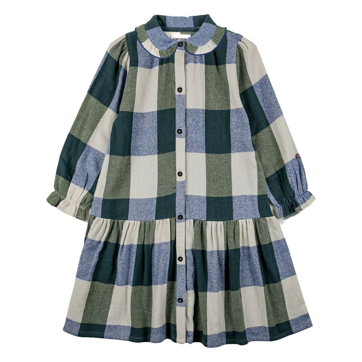 Plaid Check Jacquard Woven Dress