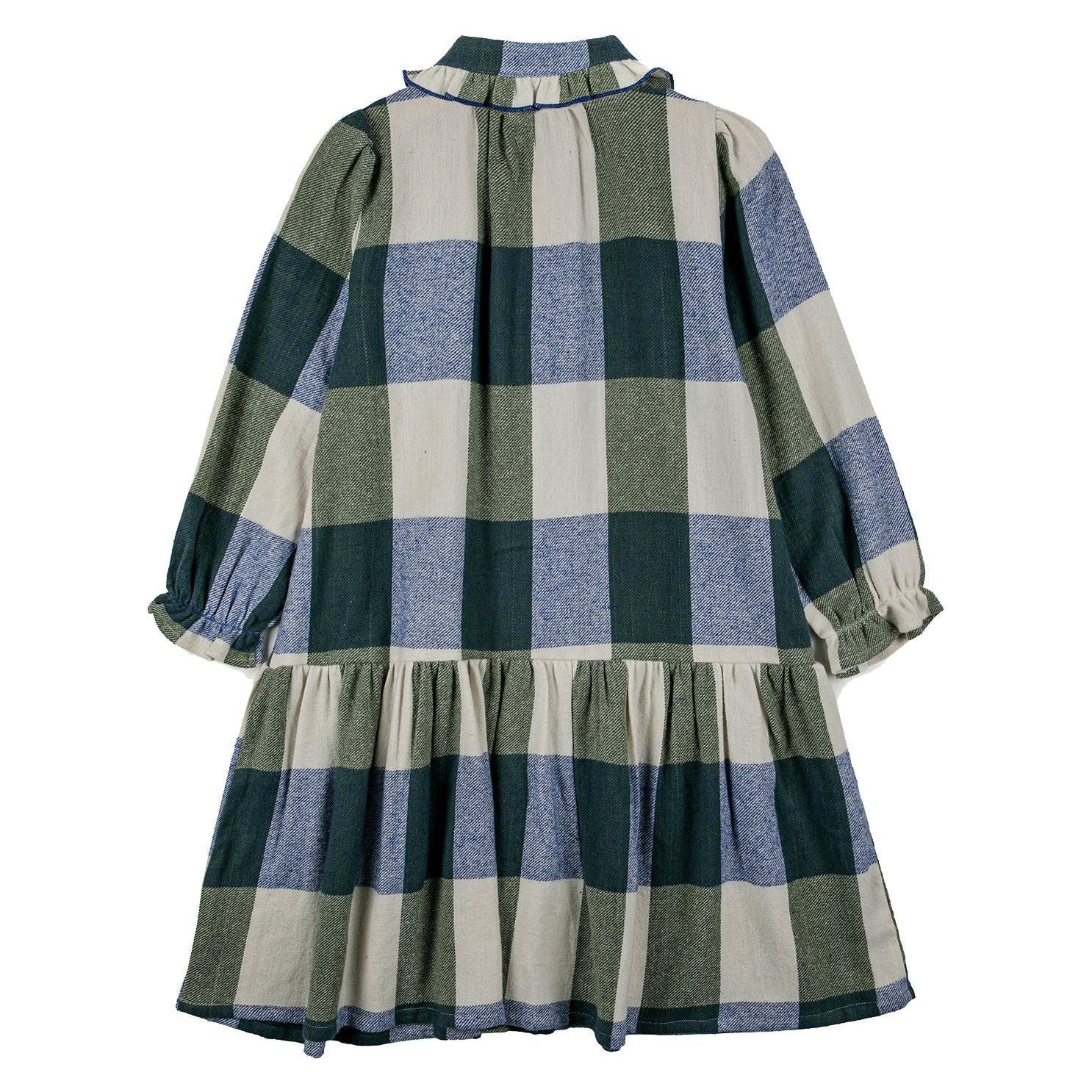 Plaid Check Jacquard Woven Dress