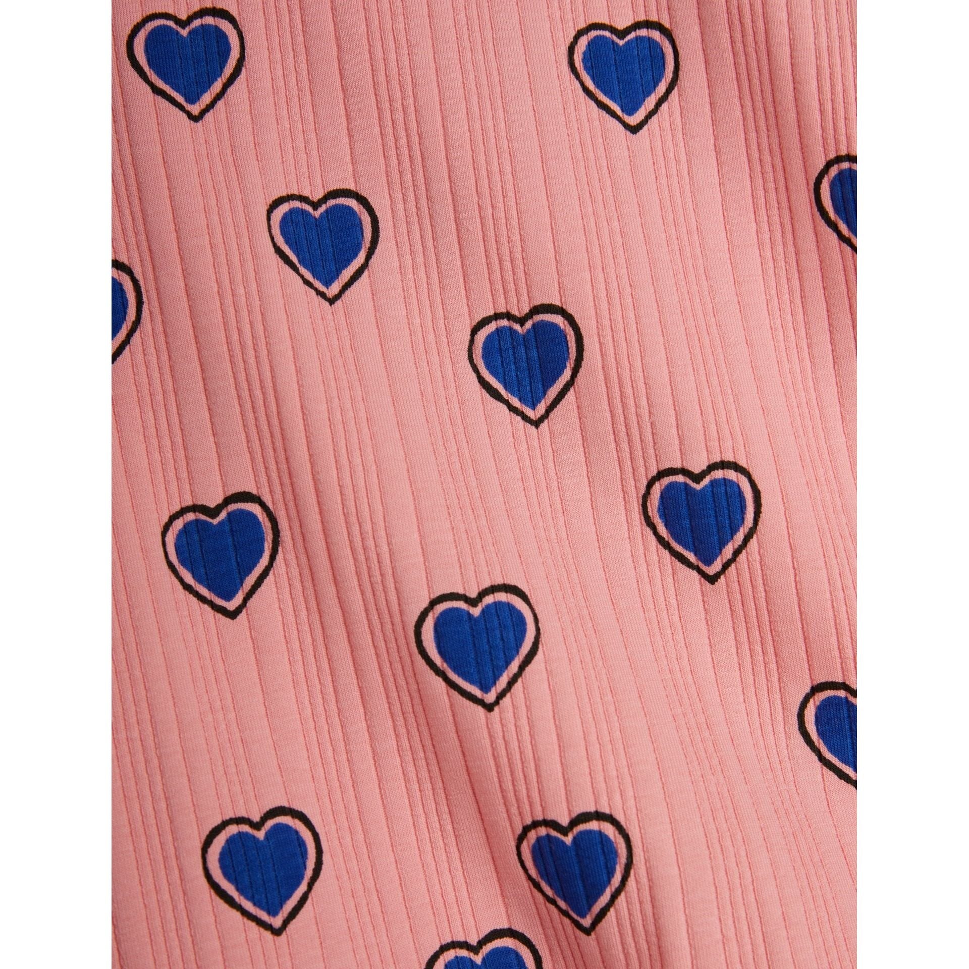 Outlined Hearts Aop Leggings