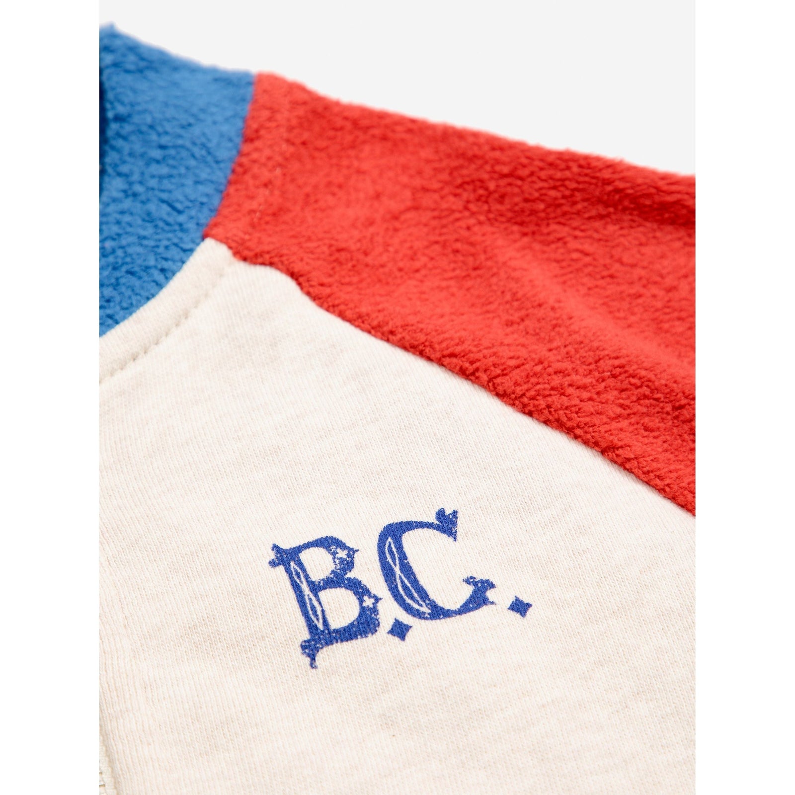 Baby B.c Color Block Zipped Sweatshirt - Buckets And Spades