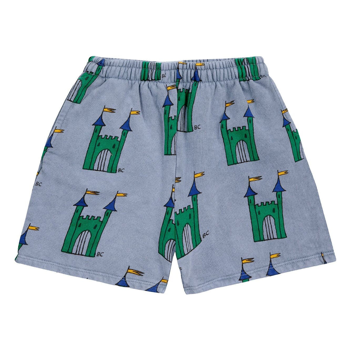 Faraway Castle All Over Bermuda Shorts