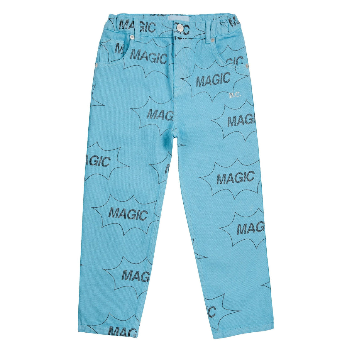 Its Magic All Over Denim Baggy Pants