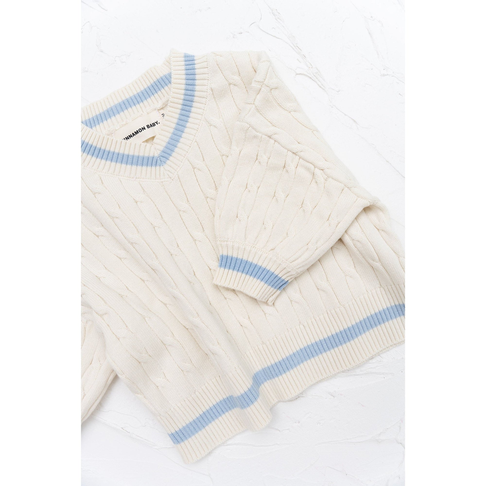 Prep Knit - Baby Blue