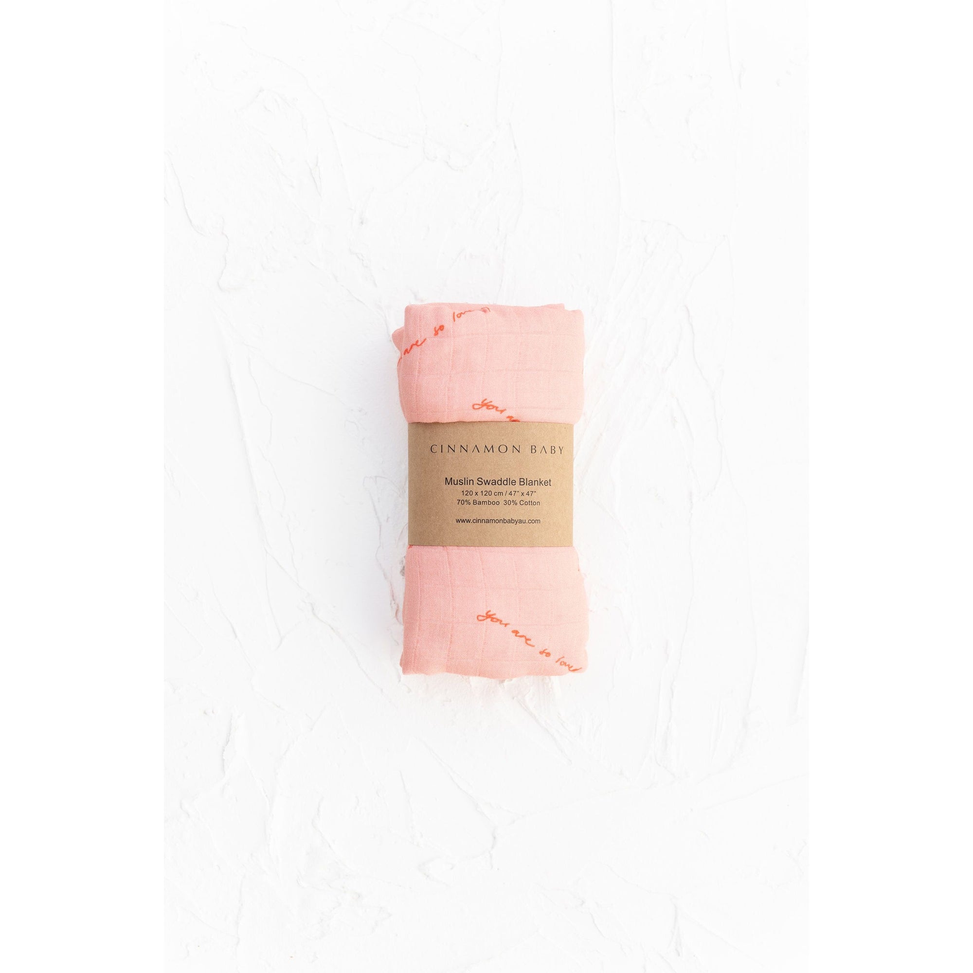 You Are So Loved Swaddle Pink