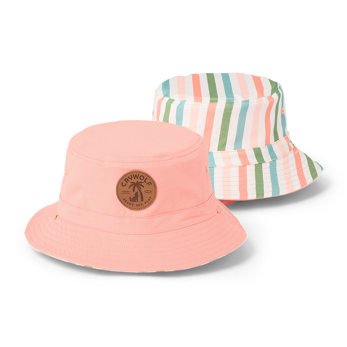 Reversible Bucket Hat Summer Stripe