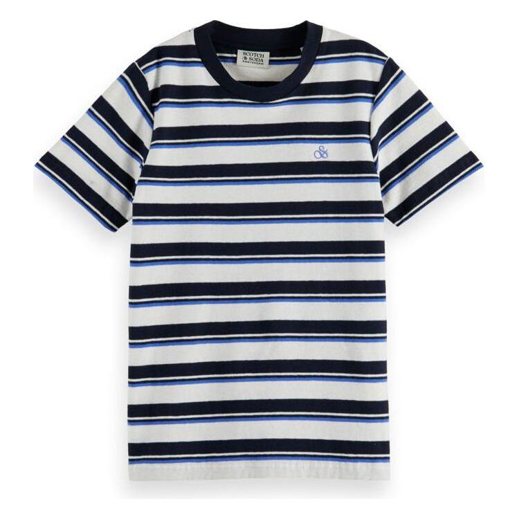 Short-Sleeved Yarn-Dyed Stripe Tee