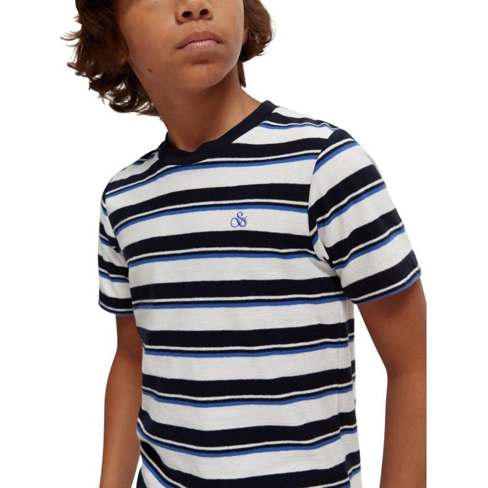 Short-Sleeved Yarn-Dyed Stripe Tee