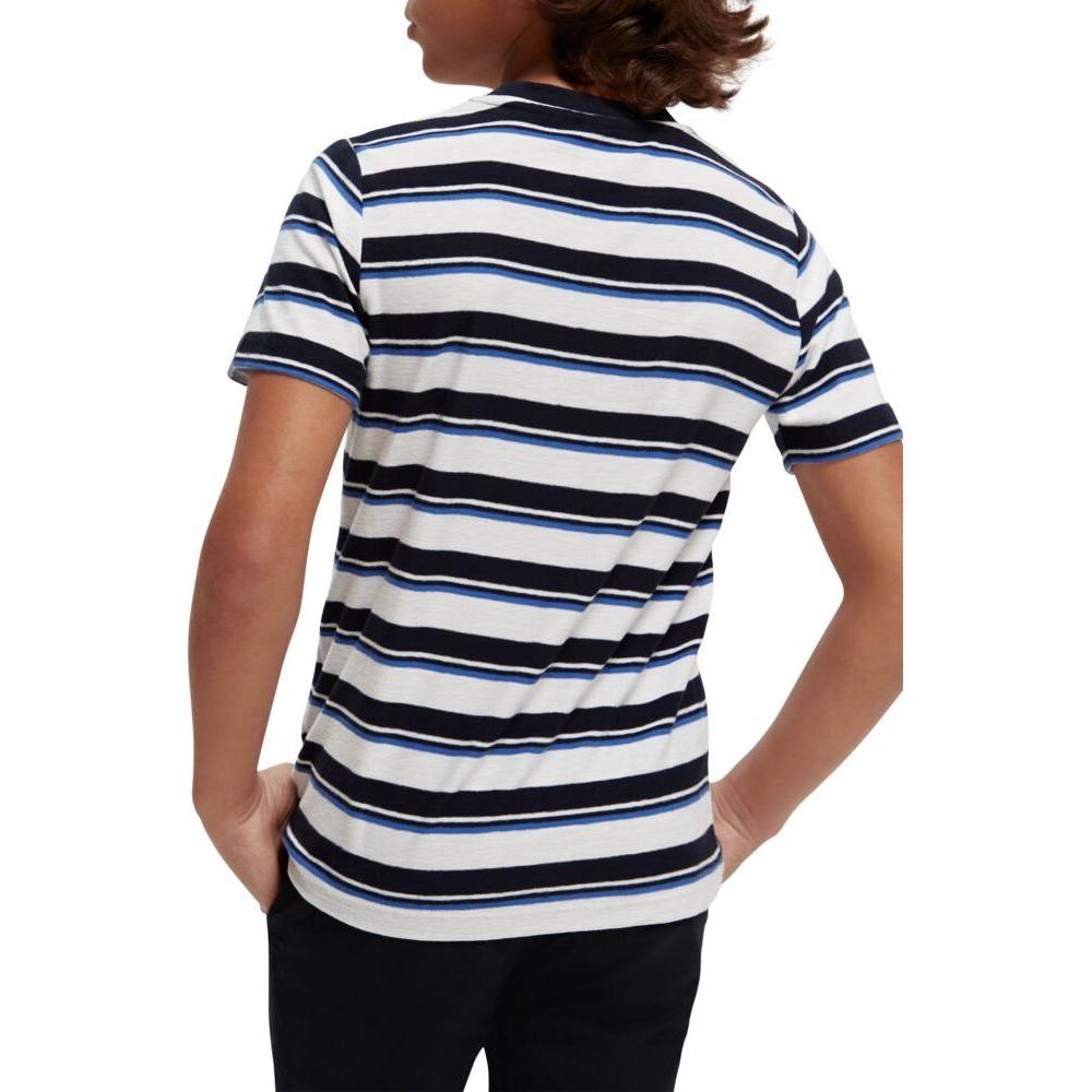 Short-Sleeved Yarn-Dyed Stripe Tee