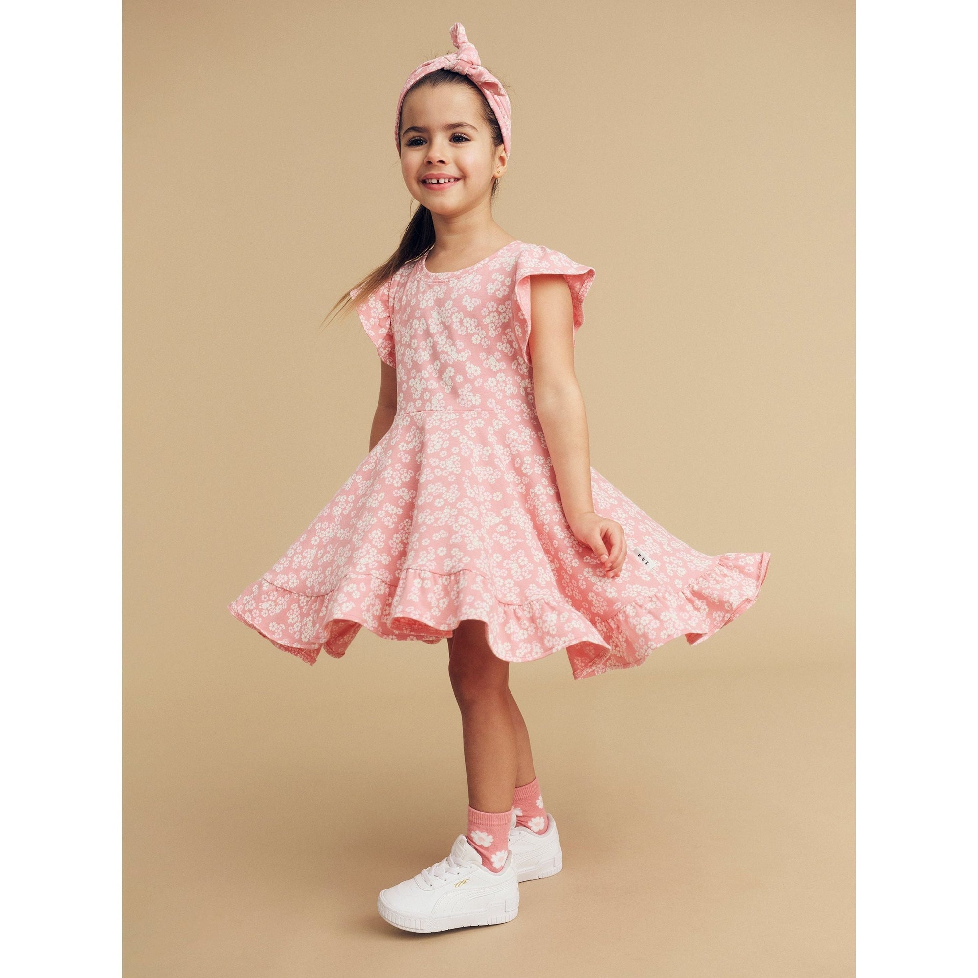 Peek A Boo Bunny Frill Swing Dress