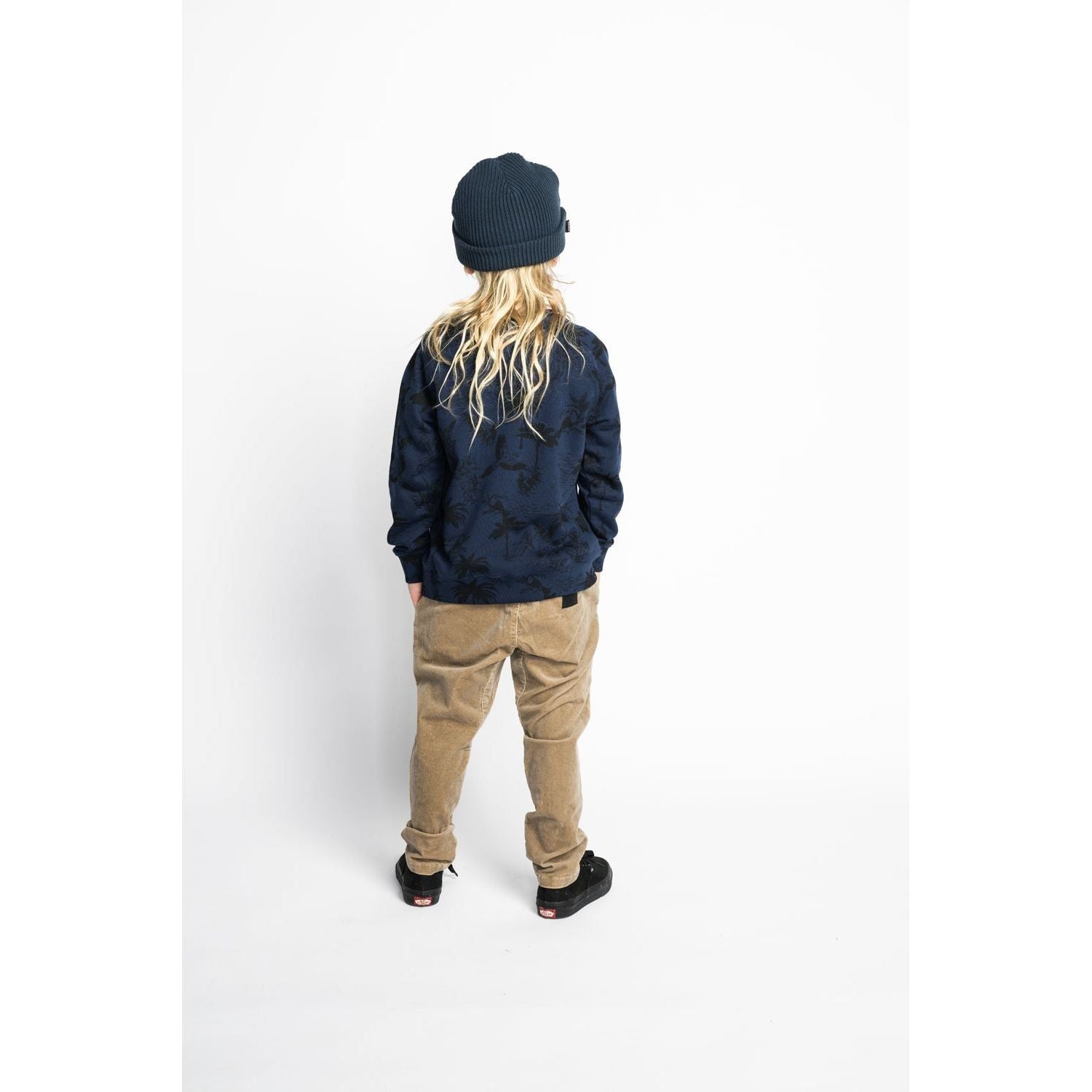 Islandways Crew - Washed Dk Denim