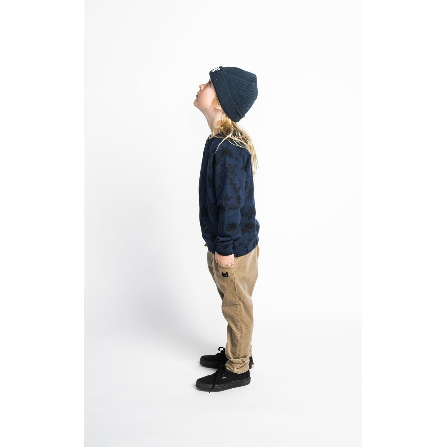 Islandways Crew - Washed Dk Denim