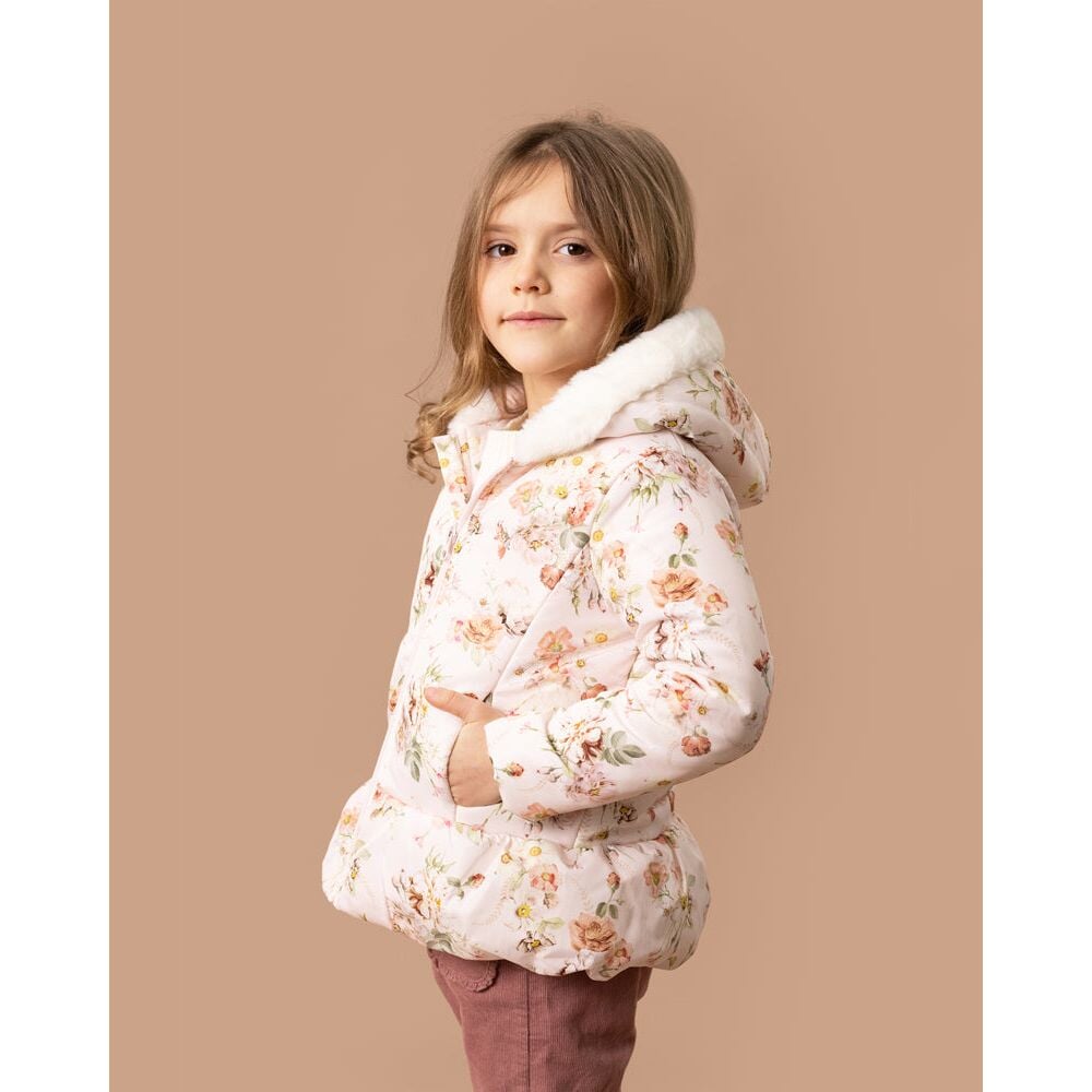 Dotti Print Hooded Coat Buckets and Spades