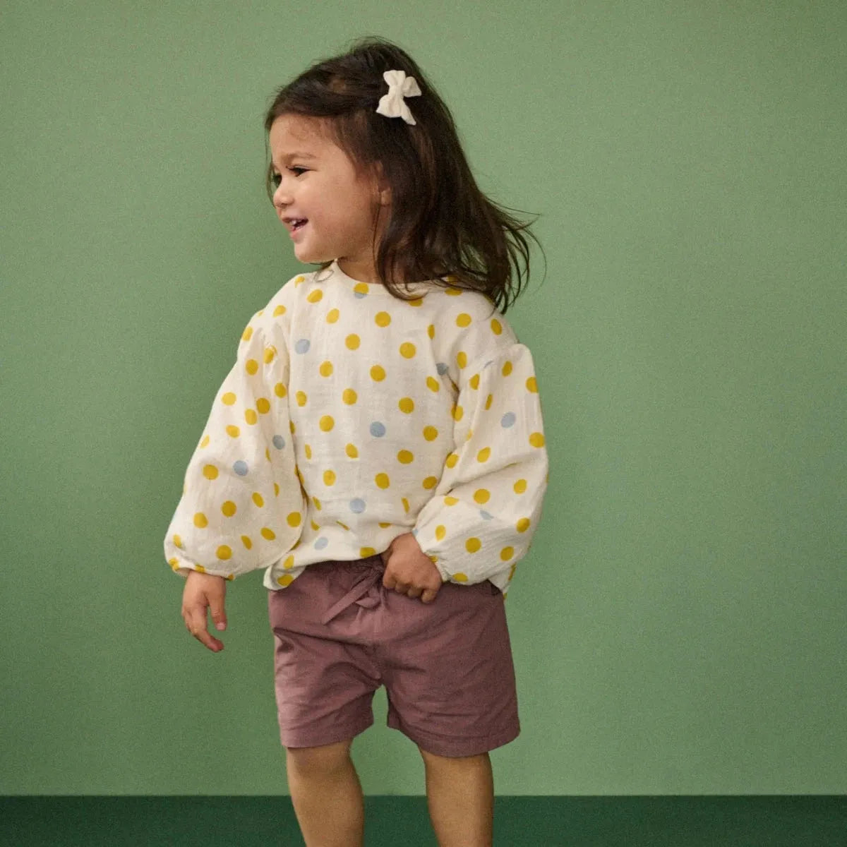 Elodie Blouse - Summer Polka Dot