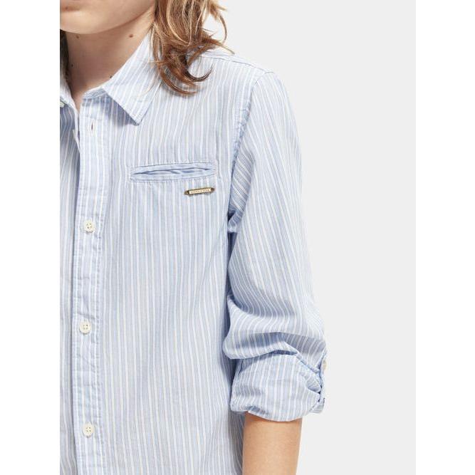 Regular Fit Yarn-Dyed Stripe Shirt