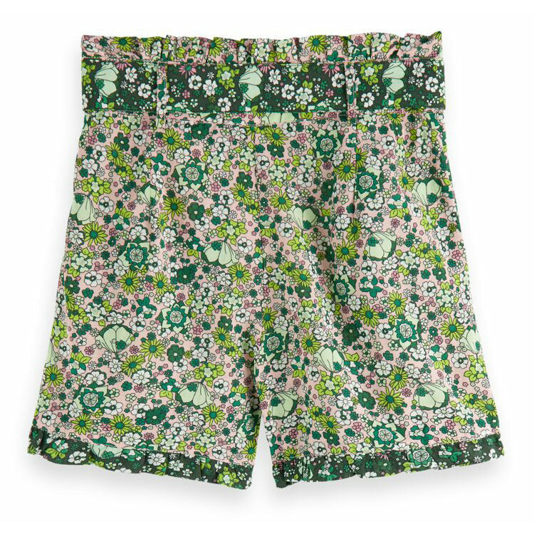 High Waist All-Over Printed Short