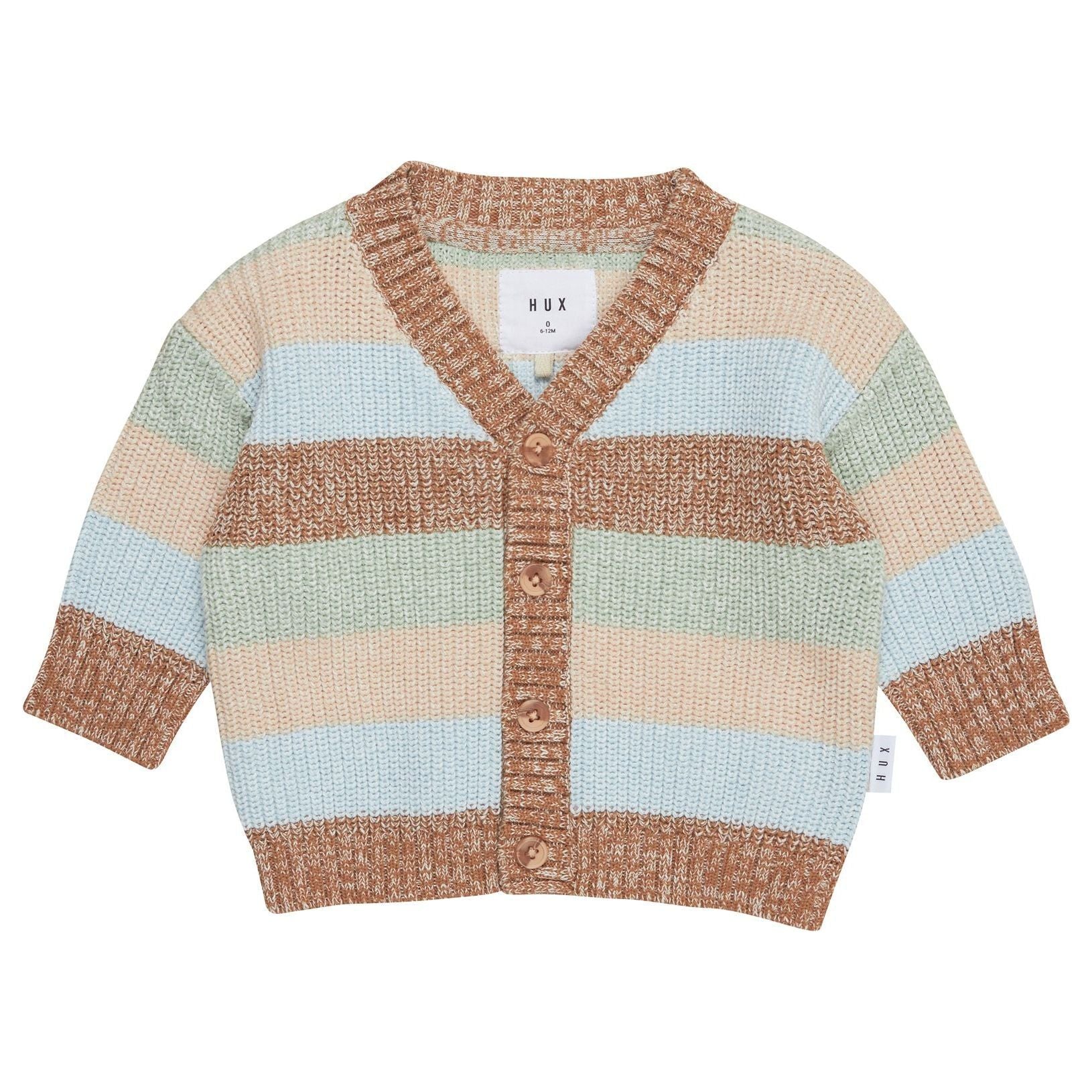 Multi Stripe Boxy Cardi