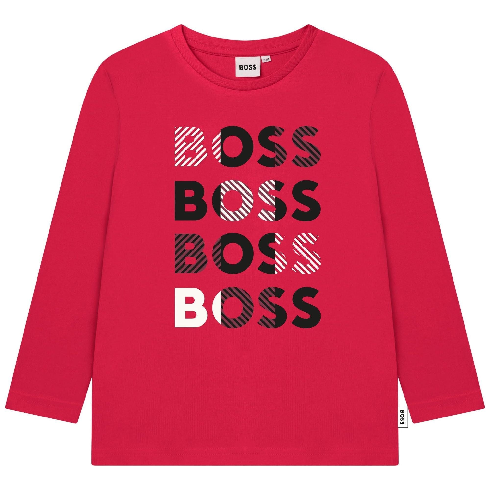 The BOSS Logo T-Shirt - Poppy