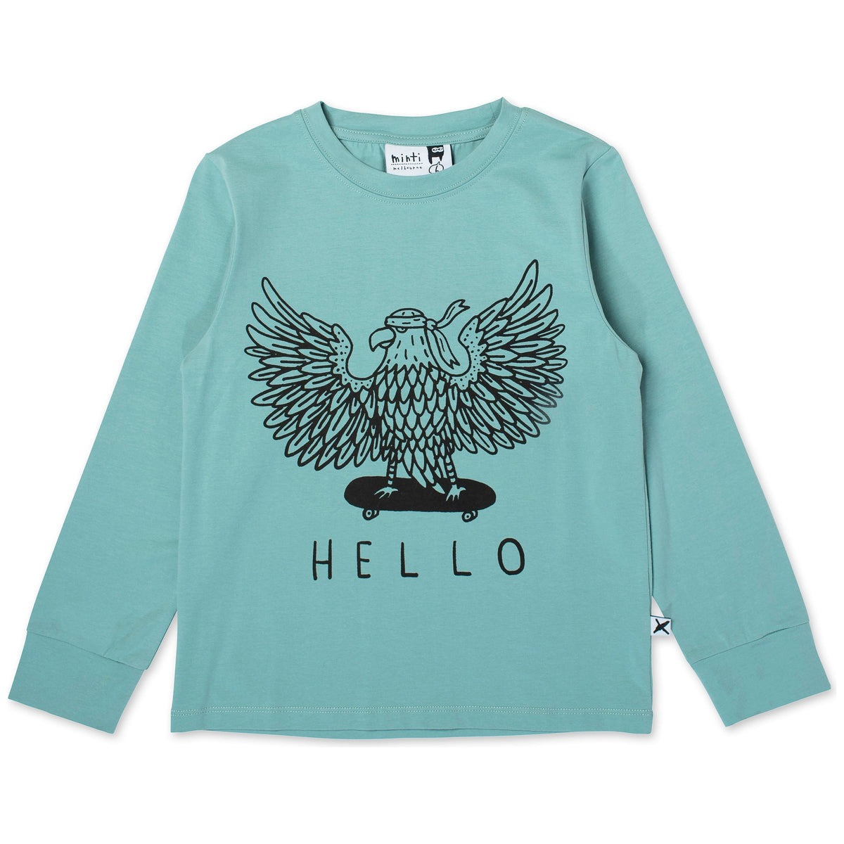 Hello Eagle Tee - Emerald